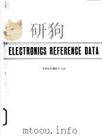 ELECTRONICS REFERENCE DATA ERA-1 FIRST EDITION PDF电子版封面 PUBLISHED BY