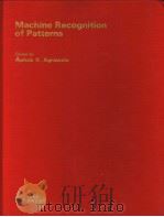 MACHINE RECOGNITION OF PATTERNS PDF电子版封面 087942091X ASHOK K.AGRAWALA