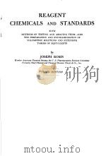 REAGENT CHEMICALS AND STANDARDS PDF电子版封面 JOSEPH ROSIN