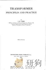 TRANSFORMER PRINCIPLES AND PRACTICE PDF电子版封面 J.B.CIBBS