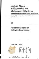 LECTURE NOTES IN ECONOMICS AND MATHEMATICAL SYSTEMS PDF电子版封面 0387061851