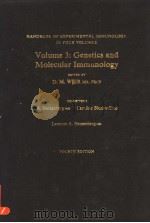 VOLUME 3: GENETICS AND MOLECULAR IMMUNOLOGY PDF电子版封面 0632014997 D.M.WEIR