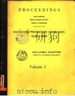 RADIATION PROTECTION STANDARDS:QUO VADIS VOLUME 1 PDF电子版封面