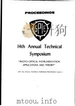 14TH ANNUAL TECHNICAL SYMPOSIUM PDF电子版封面