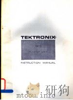 TEKTRONIX 7M13 READOUT UNIT PDF电子版封面