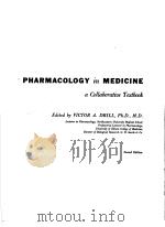 PHARMACOLOGY YN MEDICINE PDF电子版封面 EDITED BY VI CTOR A.DRILL