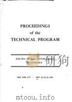 PROCEEDINGS OF THE TECHNICAL PROGRAM（ PDF版）