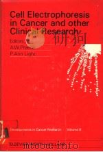 CELL ELECTROPHORESIS IN CANCER AND OTHER CLINICAL RESEARCH（ PDF版）