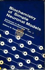 BIOCHEMISTRY OF SIMPLE NEURONAL MODELS PDF电子版封面