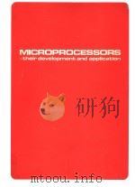 MICROPROCESSORS-THEIR DEVELOPMENT AND APPLICATION PDF电子版封面