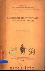 KONDENSIERTE PHOSPHATE IN LEBENSMITTELN（ PDF版）