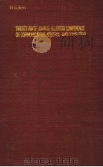 TWENTY-NINTH ANNUAL ALLERTON CONFERENCE ON COMMUNICATION,CONTROL,AND COMPUTING PDF电子版封面