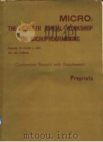 CONFERENCE RECORD SEVENTH ANNUAL WORKSHOP ON MICROPROGRAMMING（ PDF版）