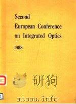SECOND EUROPEAN CONFERENCE ON INTEGRATED OPTICS 17-18 OCTOBER 1983（ PDF版）