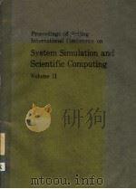 SYSTEM SIMULATION AND SCIENTIFIC COMPUTING VOLUME 2 PDF电子版封面 0080378811 WEN CHUAN YUAN WANG XING REN