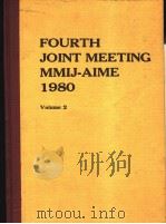 FOURTH JOINT MEETING MMIJ-AIME 1980 VOLUME 2 PDF电子版封面