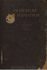 PRINCIPLES OF PLOTATION PDF电子版封面 K·L·SUTHERLAND