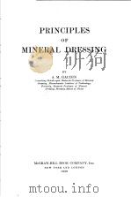 PRINCIPLES OF MINERAL DRESSING PDF电子版封面 A·M·GAUDIN
