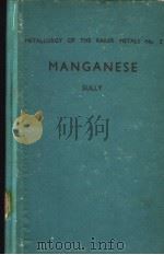 MANGANESE PDF电子版封面 A.H.SULLY