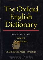 THE OXFORD ENGLISH DICTIONARY SECOND EDITION VOLUME Ⅺ PDF电子版封面 J·A·SIMPSON AND E·S·C·WEINER