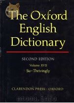 THE OXFORD ENGLISH DICTIONARY SECOND EDITION VOLUME XVII PDF电子版封面 J·A·SIMPSON AND E·S·C·WEINER