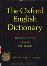 THE OXFORD ENGLISH DICTIONARY SECOND EDITION VOLUME XIV PDF电子版封面 J·A·SIMPSON AND E·S·C·WEINER