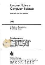 FUNDAMENTALS OF COMPUTATION THEORY PDF电子版封面 3540514988 J.CSIRIK J.DEMETROVICS F.GEC