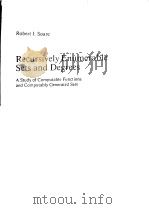 RECURSIVELY ENUMERABLE STES AND DEGREES PDF电子版封面 3540152997 ROBERT I.SOARE