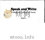 SPEAK AND WRITE BOOK 3     PDF电子版封面     