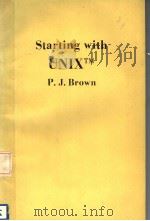 STARTING WITH UNIX（ PDF版）
