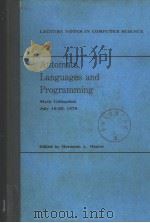 LECTURE NOTES IN COMPUTER SCIENCE VOLUME 71:AUTOMATA,LANGUAGES AND PROGRAMMING PDF电子版封面 3540095101 HERMANN A.MAURER