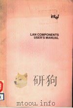 LAN COMPONENTS USER.S MANUAL PDF电子版封面