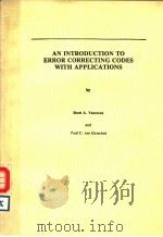 AN INTRODUCTION TO ERROR CORRECTING CODES WITH APPLICATIONS PDF电子版封面 0792390172 SCOTT A.VANSTONE AND PAUL C.VA
