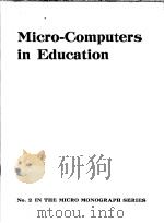 MICROCOMPUTERS IN EDUCATION PDF电子版封面 0903796643