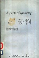 ASPECTS OF SYMMETRY PDF电子版封面 0521267064