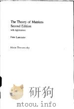THE THEORY OF MATRICES SECOND EDITION PDF电子版封面 0124355609