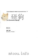 LOW DIMENSIONAL TOPOLOGY PDF电子版封面 ROGER PENN
