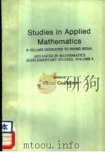 STUDIES IN APPLIED MATHEMATICS PDF电子版封面 012305480X