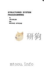 STRUCTURED SYSTEM PROGRAMMING PDF电子版封面 0138545626