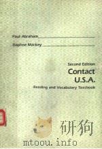 CONTACT U.S.A.READING AND VOCABULARY TEXTBOOK SECOND EDITION PDF电子版封面 0131696165