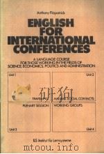 ENGLISH FOR INTERNATIONAL CONFERENCES（ PDF版）