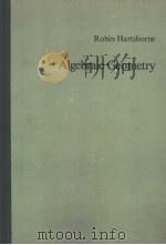 ALGEBRAIC GEOMETRY PDF电子版封面 ROBIN HARTSHORNE