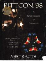 BOOK OF ABSTRACTS PRESENTED AT PITTCON'98 PDF电子版封面