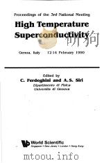 PROCEEDINGS OF THE 3RD NATIONAL MEETING HIGH TEMPERATURE SUPERCONDUCTIVITY PDF电子版封面 9810202024 C.FERDEGHINI A.S.SIRI