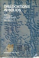 DISLOCATIONS IN SOLIDS PDF电子版封面 4130681133 HIDEJI SUZUKI TOSHIYUKI NINOM