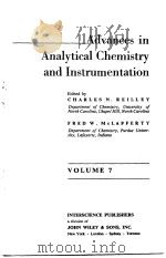 ADVANCES IN ANALYTICAL CHEMISTRY AND INSTRUMENTATION VOLUME 7（ PDF版）