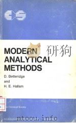 MODERN ANALYTICAL METHODS PDF电子版封面 D.BETTERIDGE H.E.HALLAM