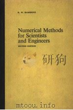 NUMERICAL METHODS FOR SCIENTISTS AND ENGINEERS SECOND EDITION PDF电子版封面 0070258872 R.W.HAMMING