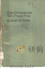 ONE-DIMENSIONAL TWO-PHASE FLOW PDF电子版封面 GRAHAM B. WALLIS