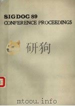 SIGDOG 89 CONFERENCE PROCEEDINGS PDF电子版封面 089791337X